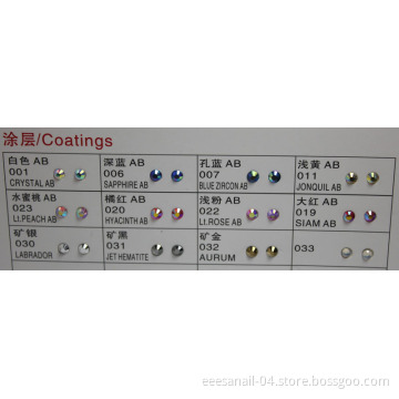 Nail Beauty / Foiled Flat Backed Nail Art Crystal Stones/ Art Nail Rhinestones